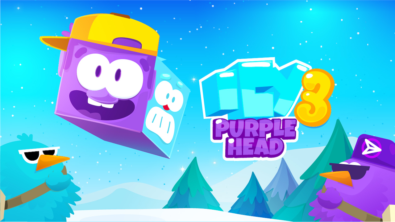 Icy Purple Head 3 🕹️ Play now on HahaGames