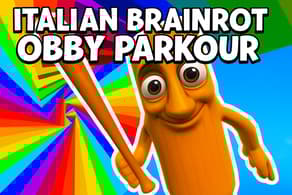 image game Italian Brainrot Obby Parkour