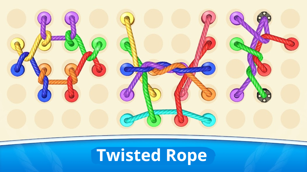 Twisted Rope 🕹️ Play now on HahaGames