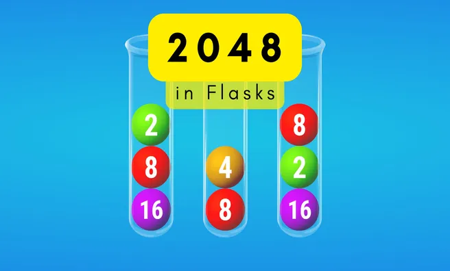 imagen del juego 2048 in Flasks