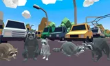 Raccoon Adventure: City Simulator 3D