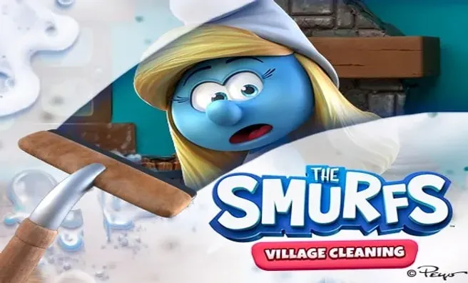 Spielbild The Smurfs: Village Cleaning