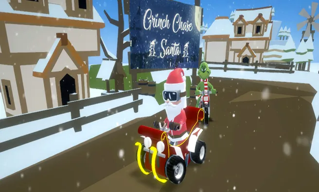 imagen del juego Grinch Chase Santa