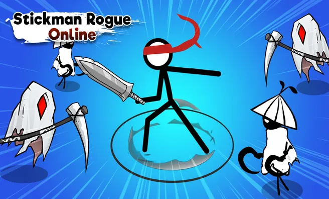 imagem do jogo Stickman Rogue Online
