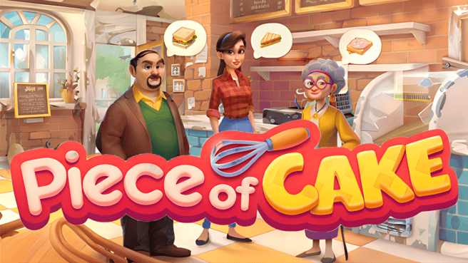 imagem do jogo Piece of Cake: Merge & Bake