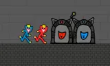 Red and Blue Stickman Huggy 2